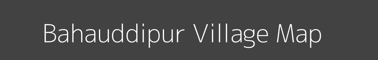 Map of Bahauddipur Village in Uttar Pradesh Image