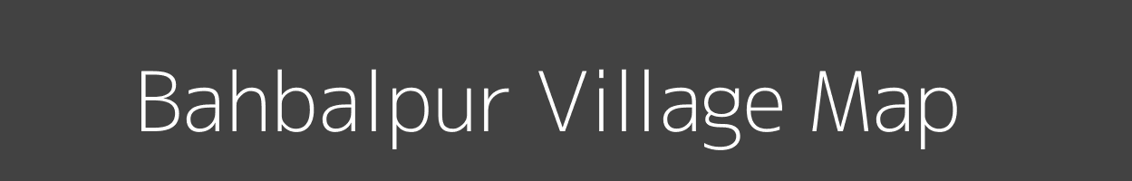 Map of Bahbalpur Village in Madhya Pradesh Image