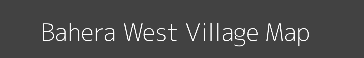 Map of Bahera West Village in Madhya Pradesh Image