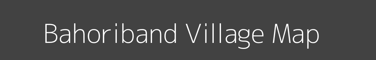 Map of Bahoriband Village in Madhya Pradesh Image