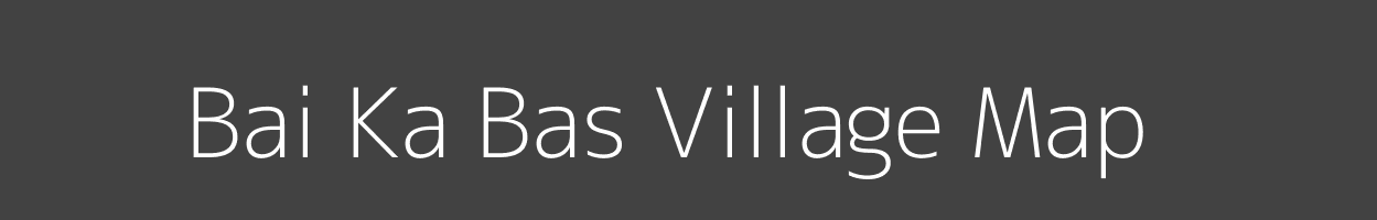 Map of Bai Ka Bas Village in Rajasthan Image