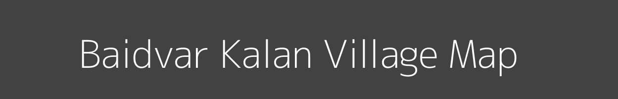 Map of Baidvar Kalan Village in Uttar Pradesh Image