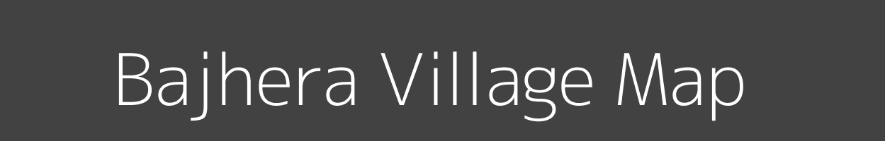 Map of Bajhera Village in Uttar Pradesh Image