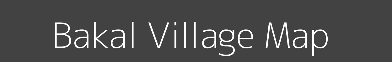 Map of Bakal Village in Madhya Pradesh Image