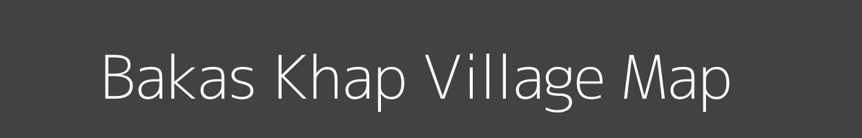 Map of Bakas Khap Village in Jharkhand Image