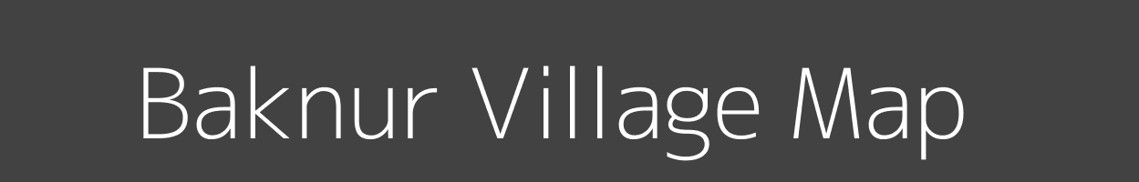 Map of Baknur Village in Karnataka Image