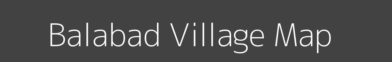 Map of Balabad Village in Madhya Pradesh Image