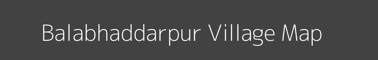 Map of Balabhaddarpur Village in Uttar Pradesh Image