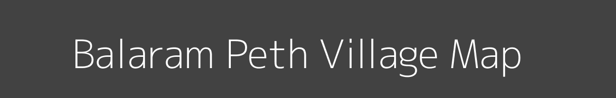 Map of Balaram Peth Village in Madhya Pradesh Image