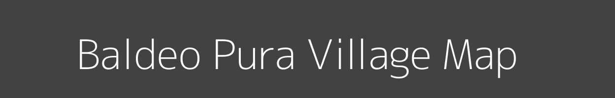 Map of Baldeo Pura Village in Rajasthan Image