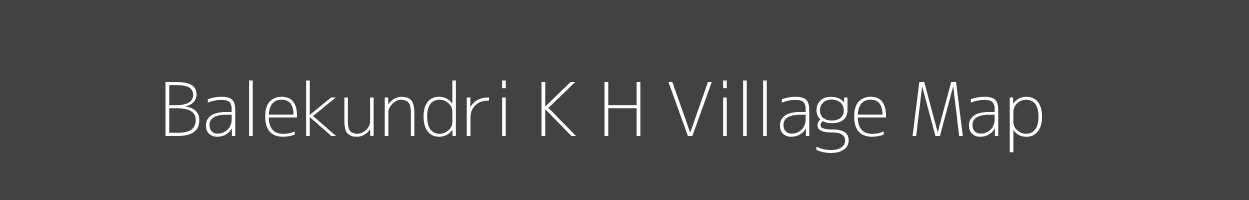 Map of Balekundri K H Village in Karnataka Image