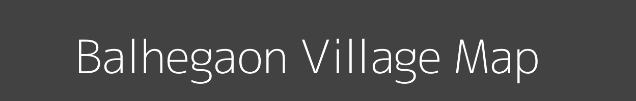 Map of Balhegaon Village in Maharashtra Image