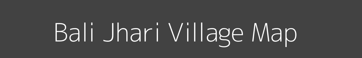 Map of Bali Jhari Village in Odisha Image