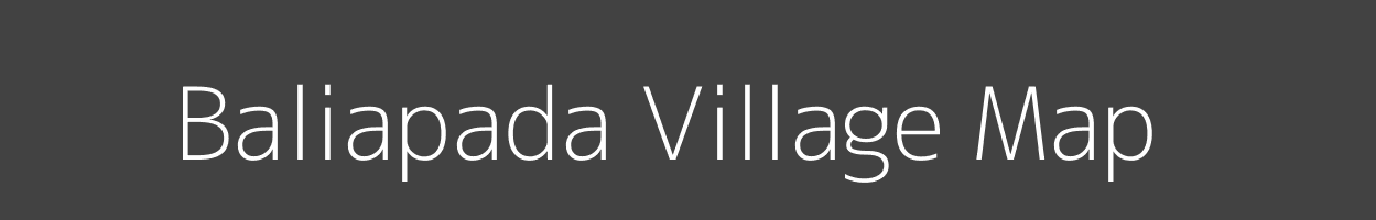 Map of Baliapada Village in Odisha Image