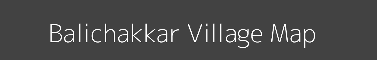 Map of Balichakkar Village in Karnataka Image