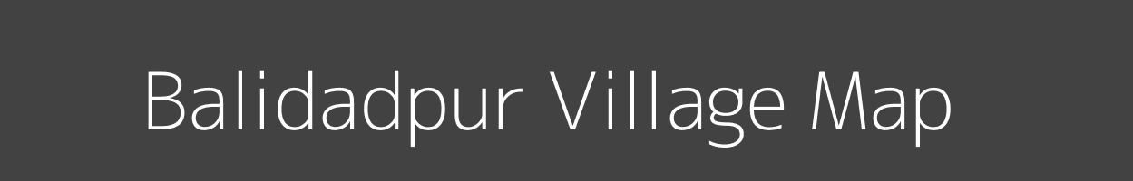 Map of Balidadpur Village in Uttar Pradesh Image