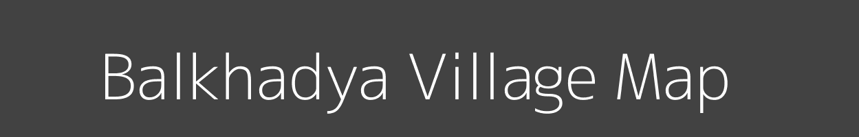 Map of Balkhadya Village in Madhya Pradesh Image