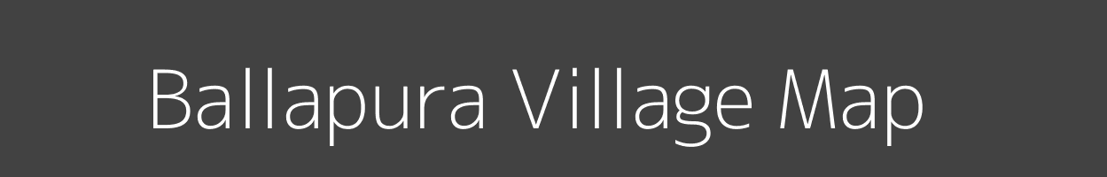 Map of Ballapura Village in Karnataka Image