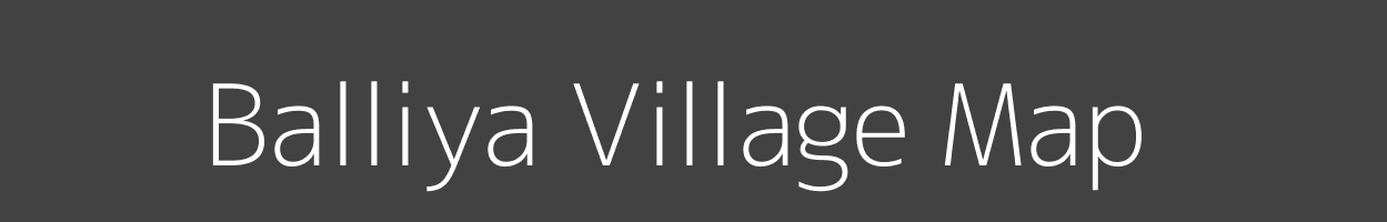 Map of Balliya Village in Uttar Pradesh Image