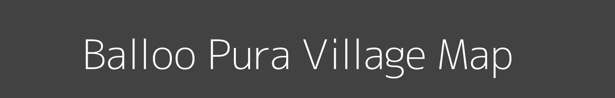 Map of Balloo Pura Village in Rajasthan Image
