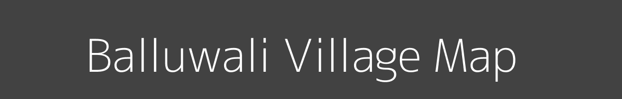 Map of Balluwali Village in Rajasthan Image