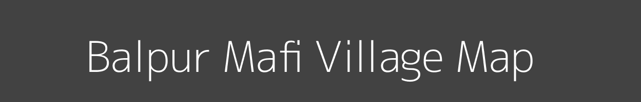 Map of Balpur Mafi Village in Uttar Pradesh Image