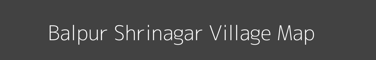 Map of Balpur Shrinagar Village in Uttar Pradesh Image