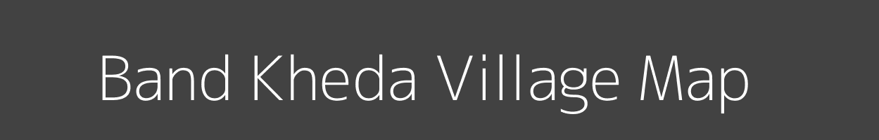 Map of Band Kheda Village in Madhya Pradesh Image