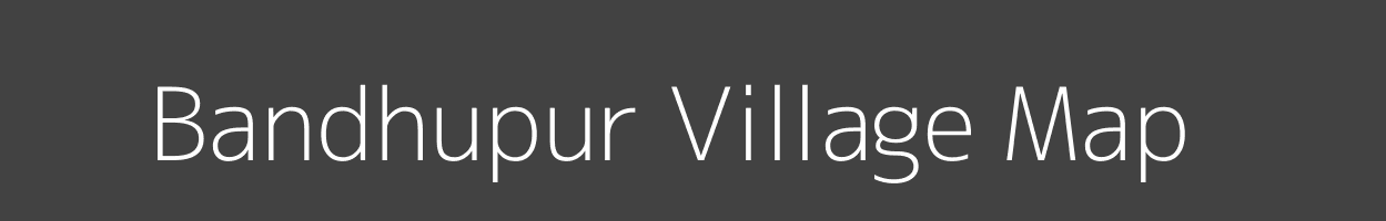 Map of Bandhupur Village in West Bengal Image