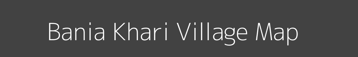 Map of Bania Khari Village in West Bengal Image