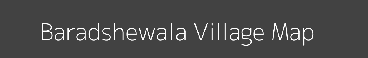 Map of Baradshewala Village in Maharashtra Image