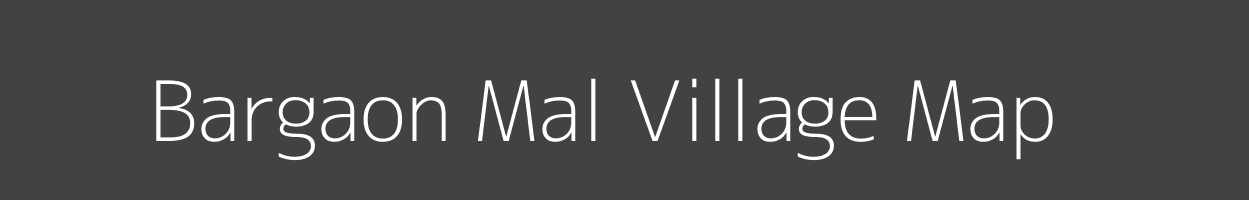 Map of Bargaon Mal Village in Madhya Pradesh Image