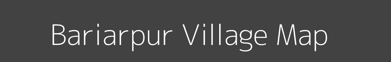 Map of Bariarpur Village in Uttar Pradesh Image