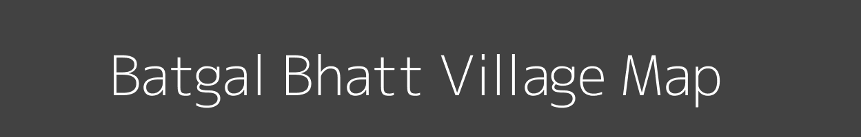 Map of Batgal Bhatt Village in Uttarakhand Image