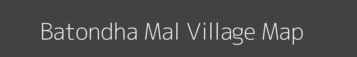 Map of Batondha Mal Village in Madhya Pradesh Image