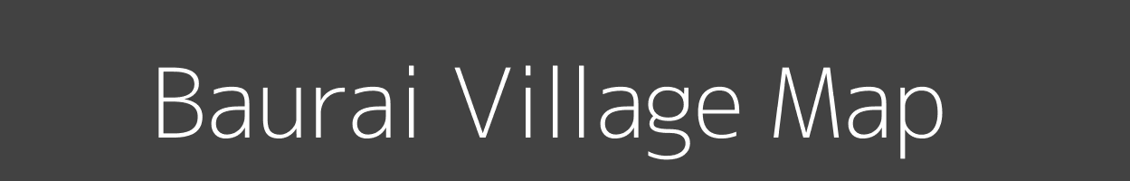 Map of Baurai Village in Uttar Pradesh Image