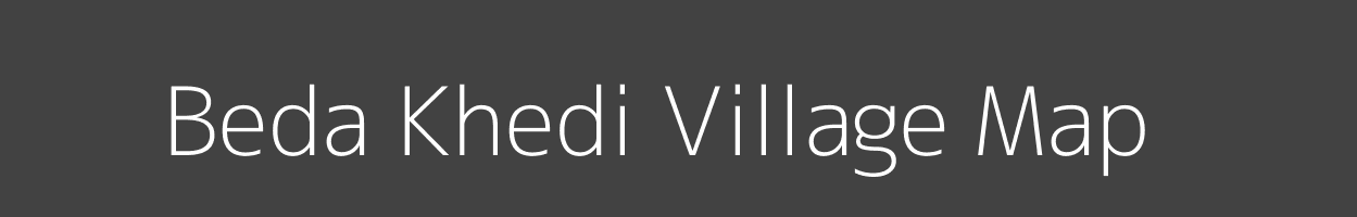 Map of Beda Khedi Village in Madhya Pradesh Image
