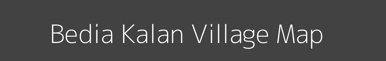 Map of Bedia Kalan Village in Madhya Pradesh Image