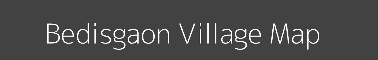 Map of Bedisgaon Village in Maharashtra Image