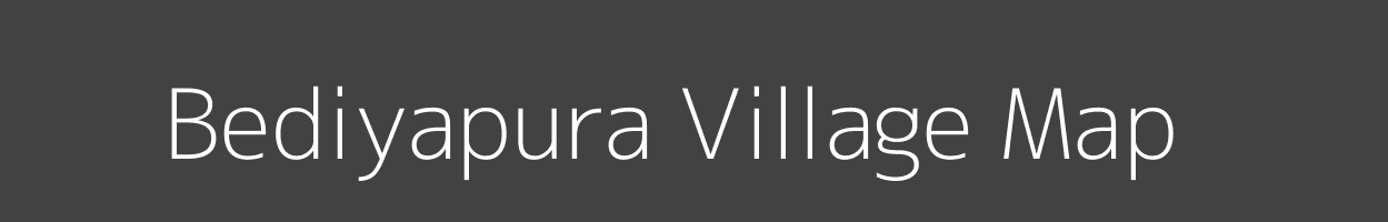 Map of Bediyapura Village in Madhya Pradesh Image