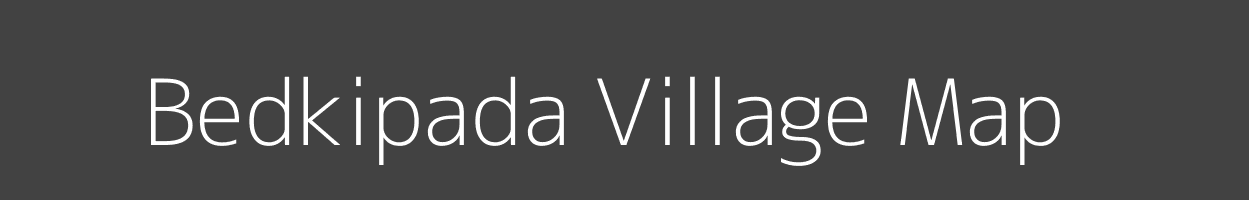 Map of Bedkipada Village in Maharashtra Image