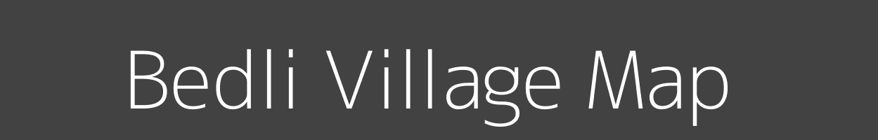 Map of Bedli Village in Karnataka Image