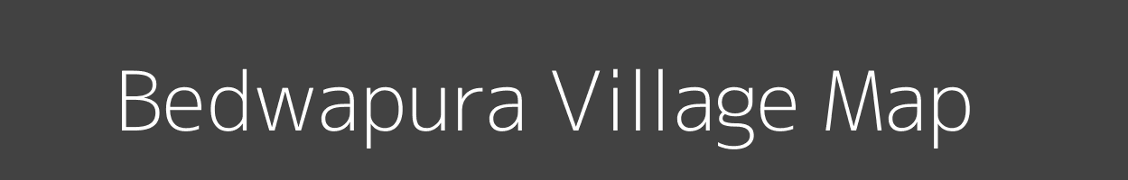 Map of Bedwapura Village in Madhya Pradesh Image