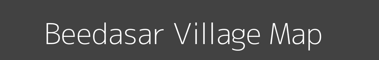 Map of Beedasar Village in Rajasthan Image