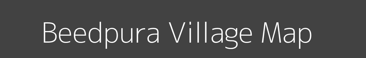 Map of Beedpura Village in Madhya Pradesh Image