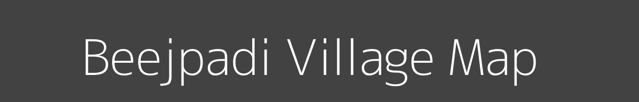 Map of Beejpadi Village in Madhya Pradesh Image