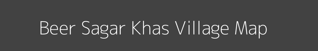 Map of Beer Sagar Khas Village in Madhya Pradesh Image