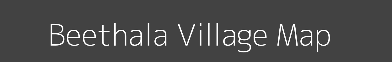 Map of Beethala Village in Madhya Pradesh Image