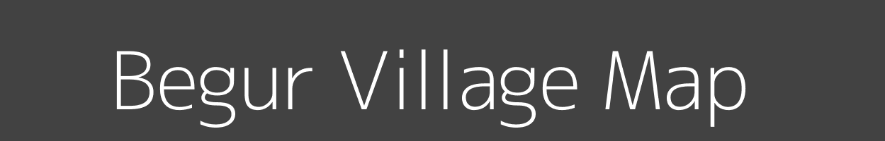 Map of Begur Village in Karnataka Image