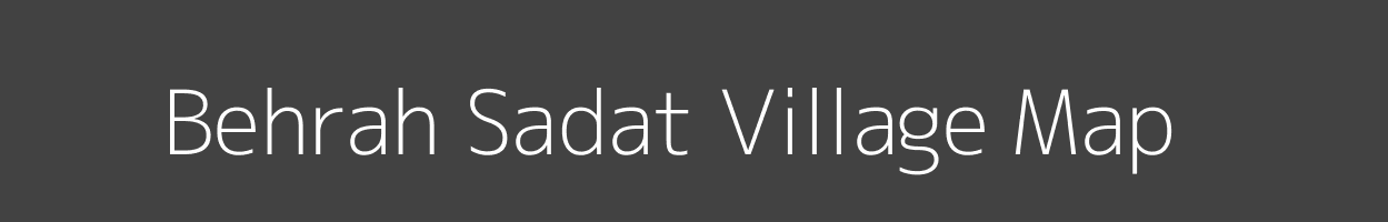 Map of Behrah Sadat Village in Uttar Pradesh Image